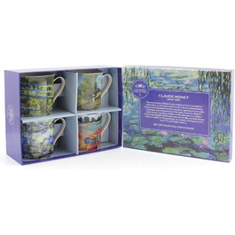 Набір чашок Lesser & Pavey з порцеляни Monet, різнокольорові, 4 шт.