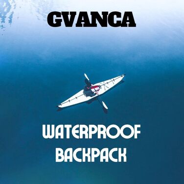 Водонепроникний рюкзак-сухий мішок для каякінгу 55 л, Roll-Top, для водних видів спорту, човна, вітрильного спорту, сірий