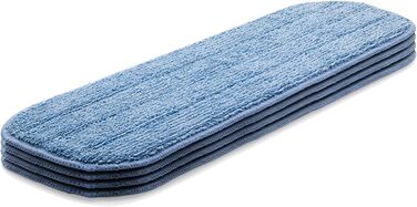 Насадка для мопа E-Cloth Deep Clean, мікрофібра, змінна, для вологого прибирання твердих підлог: паркет, ламінат, плитка, камінь, багаторазова, 4 шт.