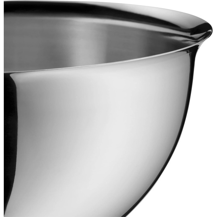 Миска WMF Function Bowls 1,25 л, 20 см, полірована нержавіюча сталь Cromargan, для змішування, підходить для посудомийки, штабельована