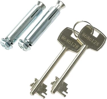 Сейф HMF 49216-02 маленький з ключем, меблевий, 23x17x17 см, чорний