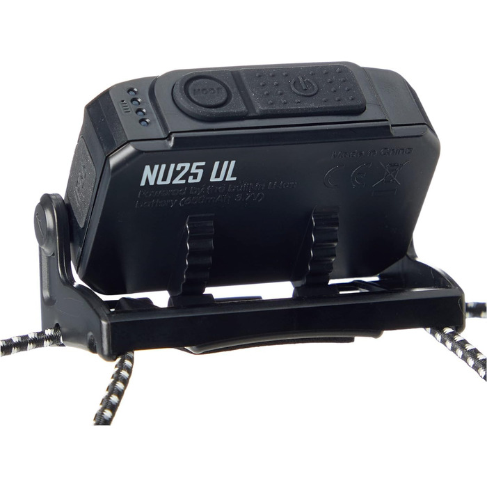 Легка налобна ліхтарик Nitecore NU25UL, USB-C, 400 люмен, 130 м, червоне світло для нічного бачення