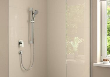 Душовий набір hansgrohe Vernis Blend, економний, з ручною лійкою на 2 режими, шлангом і стійкою 65 см, хром