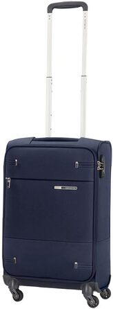 Середня розширювана валіза Samsonite Base Boost Spinner 66 см, 67,5/73,5 л, чорна/синя, на 4 колесах
