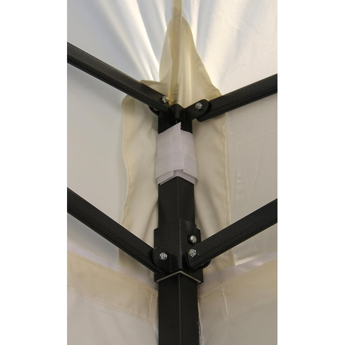 Багатофункціональна альтанка All Seasons Gazebos 2x2 м, кремова, водонепроникна, міцна конструкція