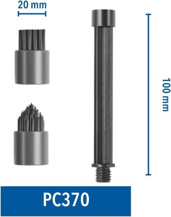 Dremel Versa PC10 багатофункціональний бездротовий роторний очищувач, набір для чищення з 9 насадками, щіткою та захистом від бризок для швидкого та легкого прибирання