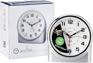 Будильник Acctim Central 14287, сріблястий, кварцовий