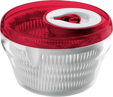 Сушарка для салату Guzzini Kitchen Active Design, червона, Ø28 x 18 см