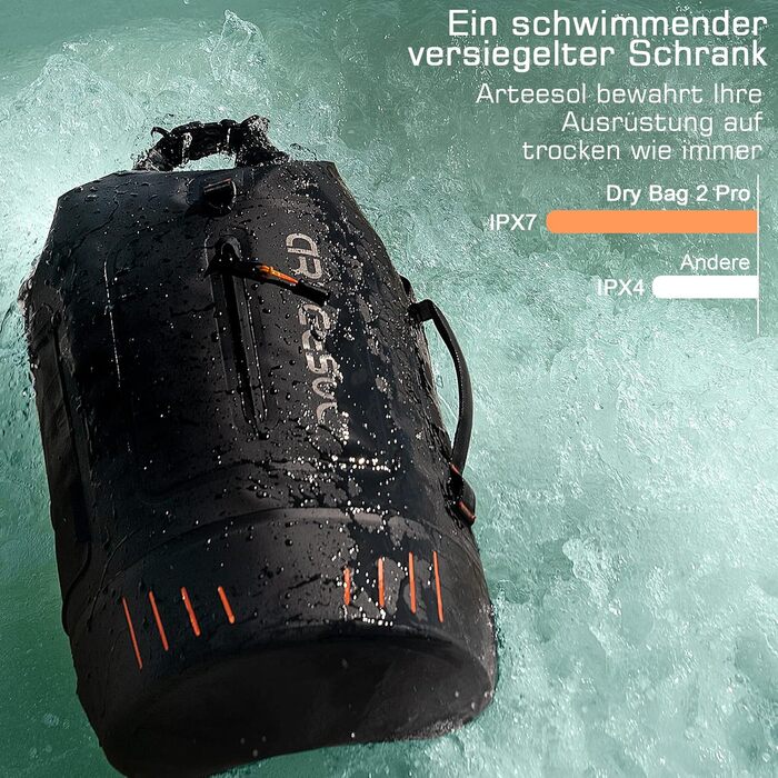 Водонепроникний рюкзак Blackace arteesol Dry Bag 20/30/40/45 л для каяка, кемпінгу, трекінгу, водних видів спорту