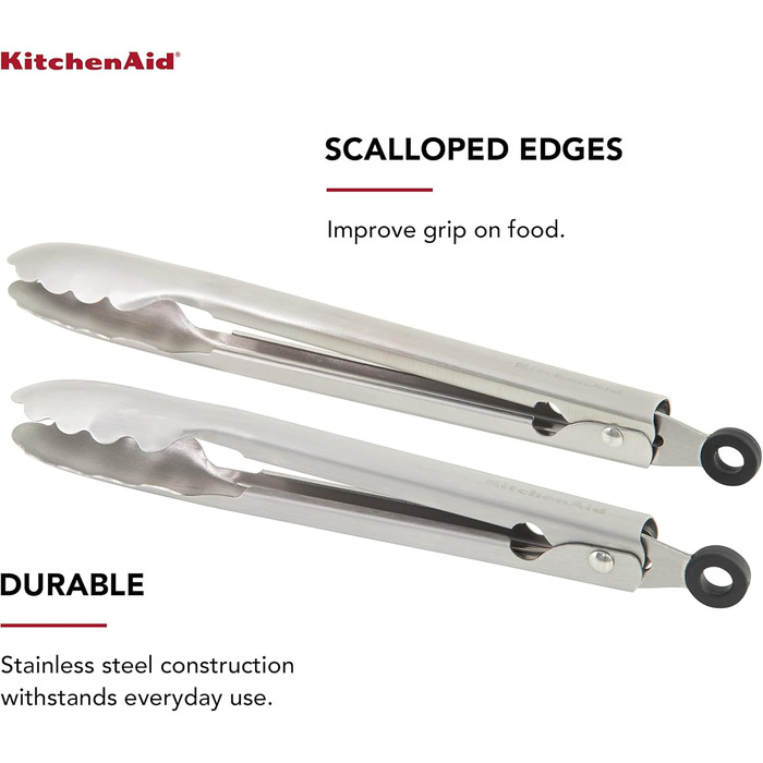 Універсальні кухонні щипці KitchenAid, нержавіюча сталь, 2 шт