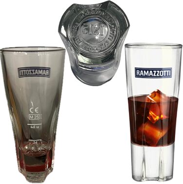 Набір склянок Ramazzotti Rastal 6 шт, 2/4cl, мірні