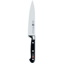 Ніж для м'яса ZWILLING Professional S, 16 см, нержавіюча сталь, пластиковий руків'я з заклепками, чорний, зроблено в Німеччині