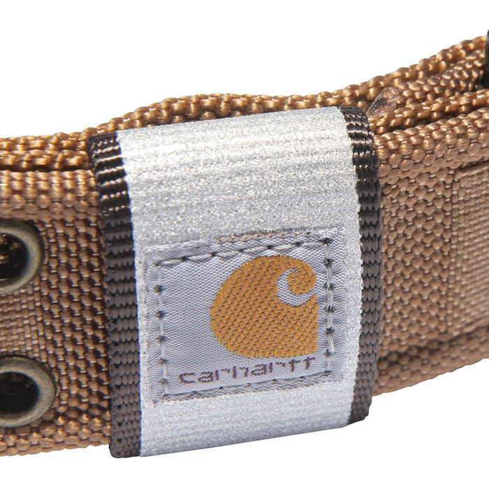 Собачий нашийник Carhartt, регульований широкий ремінь, коричневий, розмір L