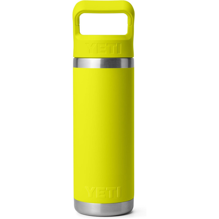 Термобутилка YETI Rambler C із соломинкою, нержавіюча сталь, вакуумна ізоляція, 532 мл, жовта