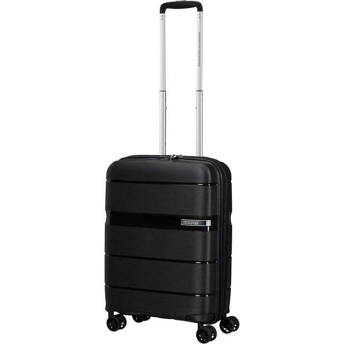 Валіза American Tourister Linex Spinner L, 76 см, 102 л, чорна, пластикова, на 4 колесах