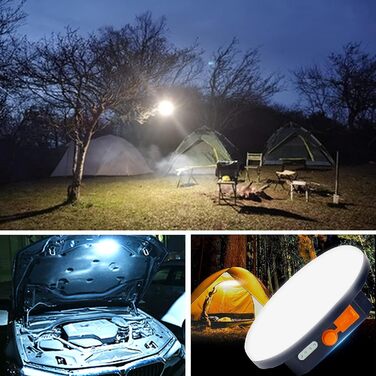 Кемпінговий ліхтар LED 2000 люменів з акумулятором 9900mAh, павербанком, гачком, ліхтар для намету, прожектор для походів, аварійний ліхтар для кемпінгу та надзвичайних ситуацій