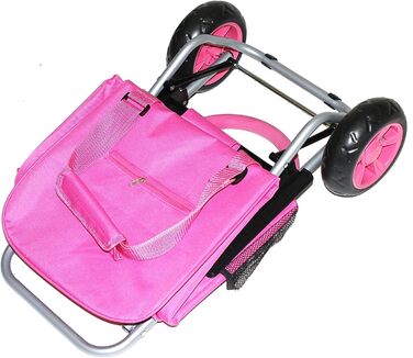 Складаний візок для покупок dbest products Trolley Dolly, рожевий