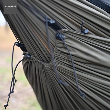 Захисний чохол Onewind Premium для гамаку – утеплювач для одномісної та двомісної підвісної гамака, міцна подвійна оболонка для зимового кемпінгу, туризму, подорожей, оливковий колір
