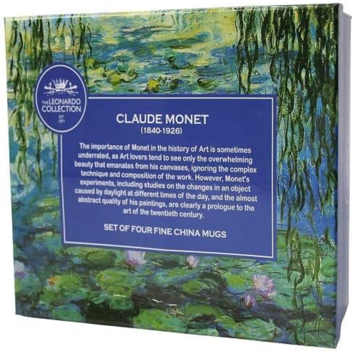 Набір чашок Lesser & Pavey з порцеляни Monet, різнокольорові, 4 шт.