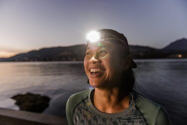 Налобний ліхтар PETZL BINDI, універсальний, помаранчевий