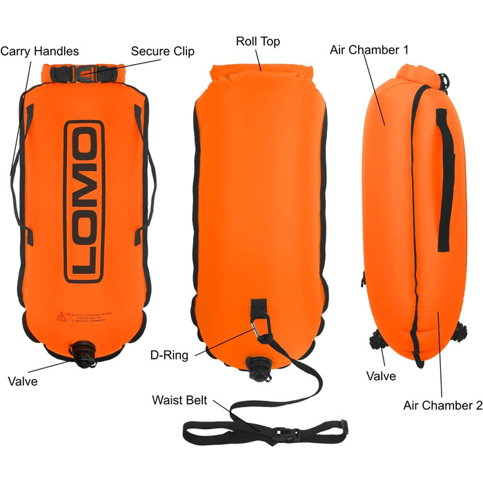 Герметична плаваюча сумка Lomo Drybag для водних видів спорту
