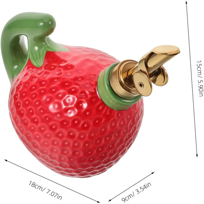 Керамічний диспенсер для олії Amosfun Strawberry Decor (набір з 2 шт. )