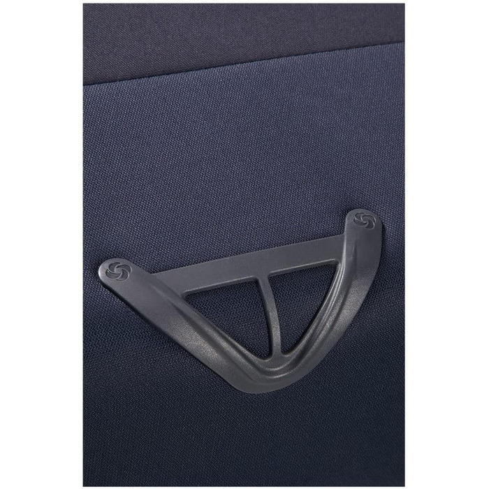 Середня розширювана валіза Samsonite Base Boost Spinner 66 см, 67,5/73,5 л, чорна/синя, на 4 колесах