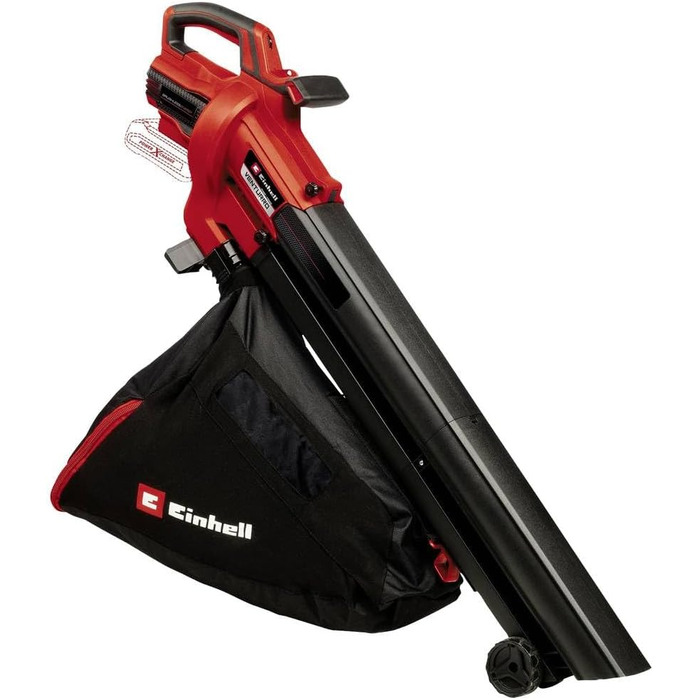 Акумуляторний садовий пилосос Einhell VENTURRO 18/210 Power X-Change, Li-Ion 18 В, потужність всмоктування 500 м³/год, мішок 45 л, швидкість повітря 210 км/год, без акумулятора та зарядного пристрою