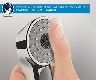 Душова лійка GROHE Tempesta 100 EcoJoy, 3 режими, з настінним тримачем, водозберігаюча