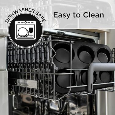 Форма для великих мафінів Wrenbury Pro XL Jumbo, антипригарна, 6 чаш, 9,5 см – форма для кексів і капкейків