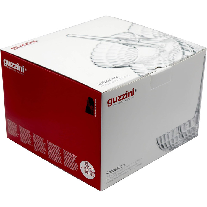 Guzzini Tiffany Прозора тарілка для закусок 27x25x25,5 см