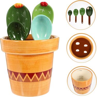 Набір мірних ложок PHENOFICE Cactus, кераміка, кольори в асортименті
