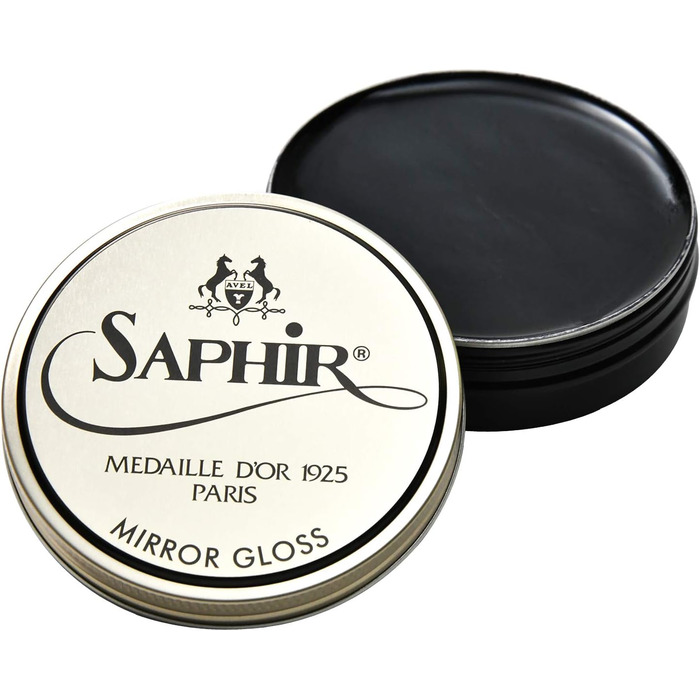 Віск для взуття Saphir Medaille d'Or Mirror Gloss 75 мл – дзеркальний блиск, преміум-якість