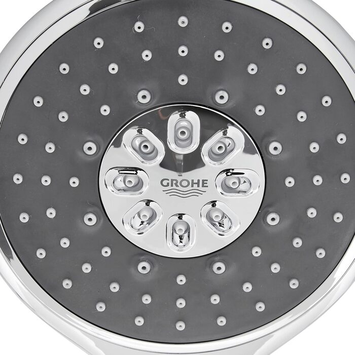 Душова лійка Grohe Vitalio Rain 130, 4 режими, хром, 13 см, 9,5 л/хв