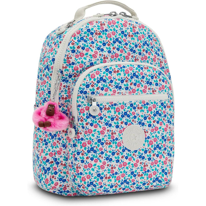 Рюкзак Kipling Seoul S малий з відділенням для ноутбука, мікроквіти