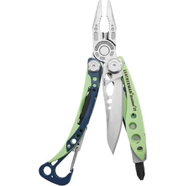 Мультитул Leatherman Skeletool CX 7-в-1 для кемпінгу та виживання, нержавіюча сталь, зелений