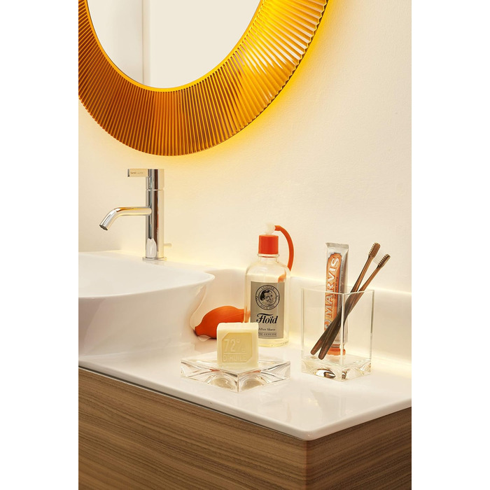 Тримач для зубних щіток Kartell Boxy, пластик, прозорий, 7x7x12 см