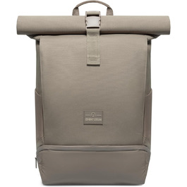 Рюкзак Johnny Urban Allen Medium ролтоп 15 л для жінок і чоловіків, з відділенням для ноутбука, водовідштовхувальний, для міста, університету, велосипеда, бізнесу, екологічний, сірий Desert Grey