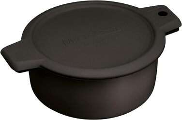 Мікрохвильова гриль- та підсмажувальна пательня KitchenCraft, швидке приготування, якість духовки, міцна й легка, 26x29x9 см, чорна