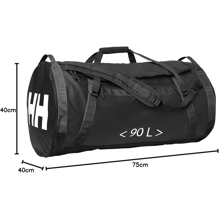 Універсальна спортивна сумка Helly Hansen Duffel 2 90 л, чорна