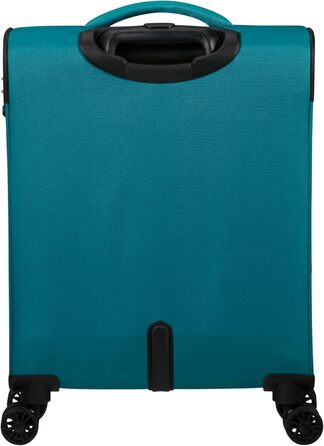 Валіза American Tourister Pulsonic Spinner L, розширювана, 81 см, 113/122 л, бірюзова (Stone Teal), мала 55 см, 43.5 л