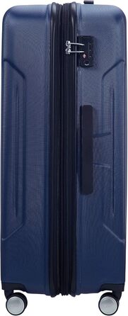 Велика розширювана валіза American Tourister Tracklite Spinner 120 л, темно-синя, 78 см