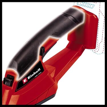 Акумуляторні ножиці для трави та кущів Einhell GC-CG 18 Li-Solo Power X-Change, 18 В, 100/200 мм, змінні леза, без акумулятора