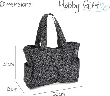 Сумка для рукоділля Hobby Gift, бавовна, леопард, 18x36.5x30 см