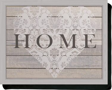 Піднос на коліна з м'якою подушкою Creative Tops Everyday-Home, 44x34 см, сірий