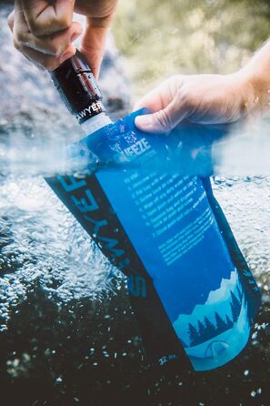 Фільтр для води Sawyer SP2129 Micro Squeeze для туризму, очищувач питної води, портативний водоочисник для походів та активного відпочинку