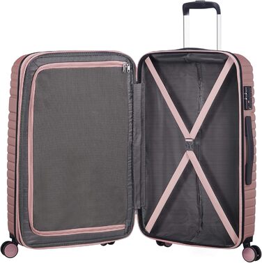 Валіза American Tourister Aero Racer Spinner 68 см, розширювана, 75.5 л, рожевий, легка, на 4 колесах