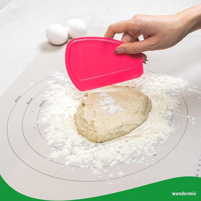 Wundermix WunderCard Тістова карта для Thermomix, шпатель для тіста і крему, оптимальна форма для чаші Thermomix, тісторіз для хліба та піци