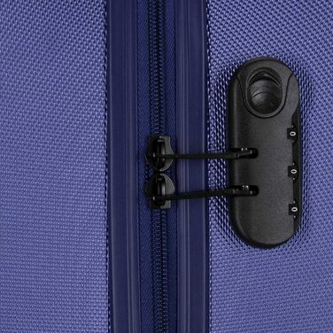 Валіза WITTCHEN Classic M, жорсткий ABS, 4 колеса, кодовий замок, синя