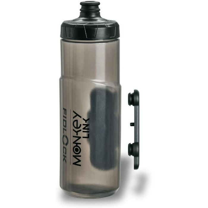 Велосипедна пляшка MonkeyLink MonkeyBottle 600 мл з магнітним кріпленням, комплект (пляшка, BottleMount, BikeMount)
